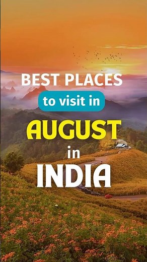 💜 Best Places to visit in India in August #fyp #indiatourism #conceptholidayz #shorts #trending