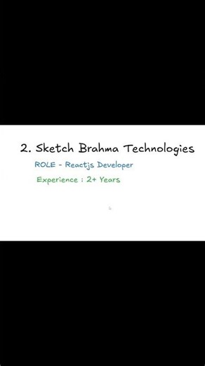 5 React Developer Job Openings | Apply Now