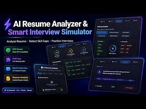 🤖 AI Resume Analyzer & Smart Interview Simulator | ATS Checker + (Python Project)