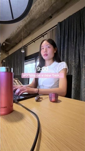 8AM-12PM work vlog 👩🏻‍💻🤍 come to the office with me as a payroll accounting assistant #workvlog