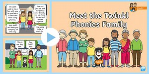 Meet the Twinkl Phonics Family Level 2 PowerPoint
