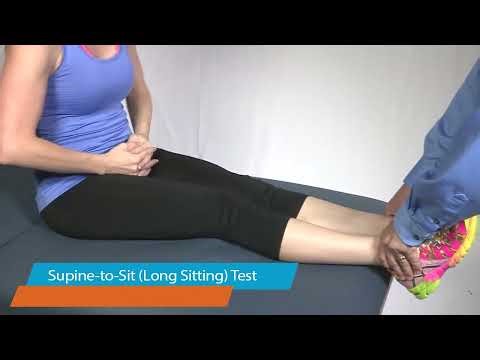 Supine To Long Sit Test - HomeCEU