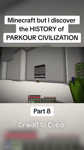 Minecraft but I discover the HISTORY of PARKOUR CIVILIZATION