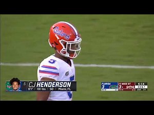 Florida CB: CJ HENDERSON || Best Corner in the Nation || Sophomore highlights !