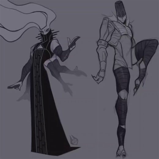 I scrolled through this app a little and found this picture with arm/leg wraps and I immediately had a tough that they will match with those characters perfectly. I personally go with the leg wraps of course.(｡⁠•⁠ ⁠ᵕ⁠ ⁠•⁠｡)#Rhulk #TheWitness #Destiny2 #art #Digitalart