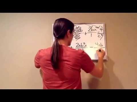 Saxon Math Algebra 1 - Lesson 36 - Distributive Property of Rational Expressions + Negative Exponent