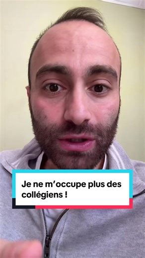 Je ne m’occupe plus des collégiens ! #maths #mathematiques #prof #professeur #apprendresurtiktok