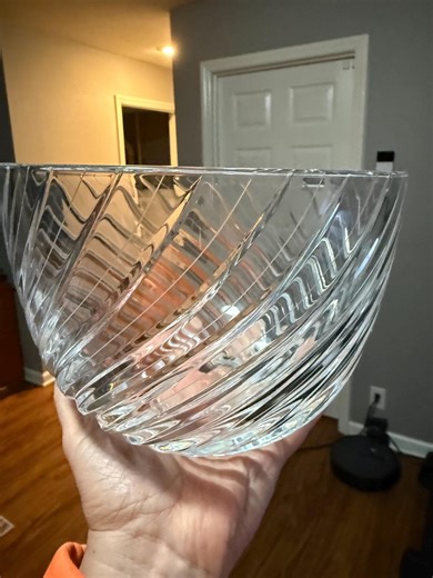 Mikasa Crystal 8” Bowl - Etsy