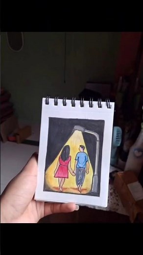 "Simple easy love drawing ideas"✨🖌️ #art #shortvideo #love #drawing #diy #painting #colour #1m