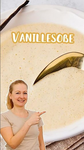 Vanillesoße🍨✨| Schnelle Vanillesoße selber machen | Einfach Backen