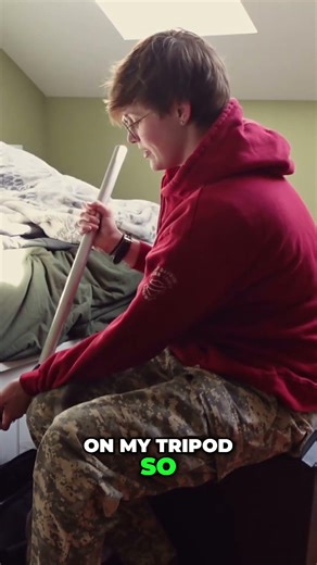 DIY Tripod Extender Hack with New Stickers! #shorts