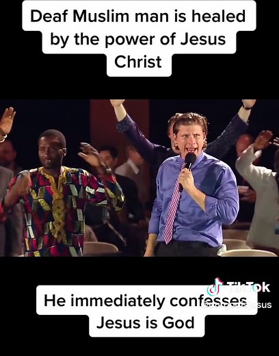 Jesus is the one true almighty God! Video credit: Miracles - Deaf Muslim Man finds Jesus by Daniel Kolenda #god #jesus #yeshua #lord #christ #saviour #messiah #testimony #preach #church #christian #christians #africa #christiancouple #christiangirl #christianboy #godisgood #godisreal #jesusisreal #jesusisgod #pray #prayer #worship #ilovejesus #jesussaves #jesuslovesyou #jesusismysavior #jesusiscoming #jesusislord #jesusisking #jesusteama #jesuschrist #jesuscristo #bible #bibleverse #scripure #he