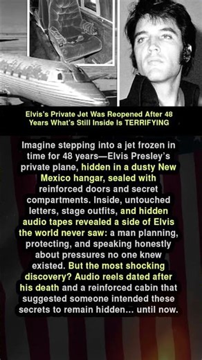 Elvis's Private Jet Was Reopened After 48 Years — What's Still Inside Is TERRIFYING #shorts