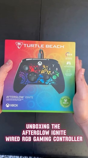 Turtle Beach | Unboxing the Afterglow Ignite Wired RGB Gaming Controller.... | Instagram