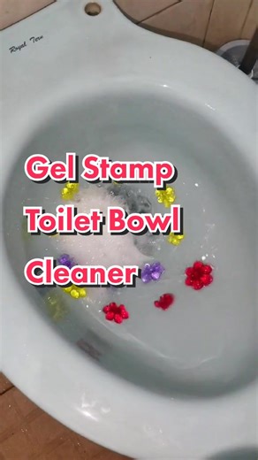 Gel Stamp Toilet Bowl Cleaner - Effective Syringe-Type Toilet Cleaning Gel