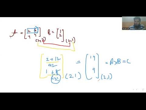 Matrix Operation || Addition and Multiplication of matrices