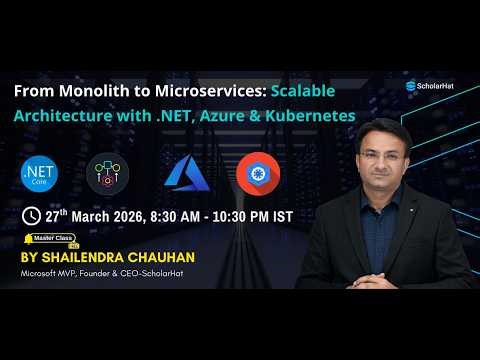 From Monolith to Microservices 🚀 How Real Architects Design Scalable Systems | ScholarHat