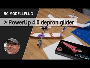 RC Modellflug - How to build an rc depron glider with PowerUp 4.0