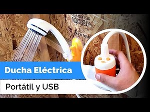DUCHA ELÉCTRICA PORTÁTIL y RECARGABLE por USB - Para Coche, Caravana o Camping 🚿 | Review