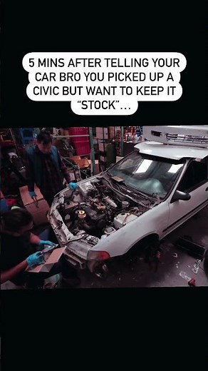 When You Buy A STOCK Car 🚗