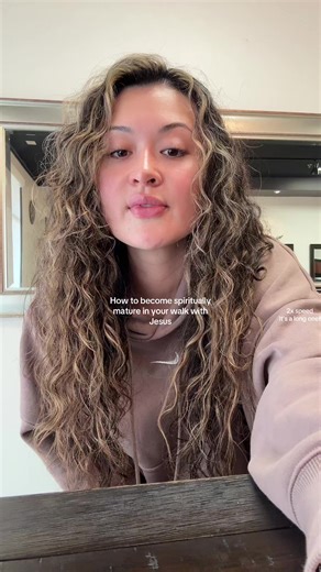 A word from Jesus; become spiritually mature! Jesus has helped me so much in this waiting season and has helped me become so much more spiritually mature in this last season & the Holy Spirit urged me to share this with you! I pray this blesses you & your walk with our Lord! #christiantiktok #messagefromgod #godsplan #fypシ #jesuschrist