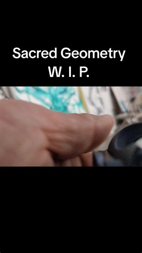 Sacred Geometry. Work in Progress. I have been making drawings and paintings incorporating sacred Geometry for about 25 years now. its important not only as an artistic skill set. Alot of times I just paint or draw without measuring. Some folks use rulers and compasses and other tools. Whether you use tools or not, it's important as both an artistic practice and a spiritual practice to incorporate this into your art skill set as it will most definitely bring balance and harmony into your being a