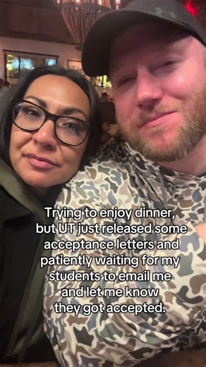 Waiting for UT Acceptance Letters During Dinner