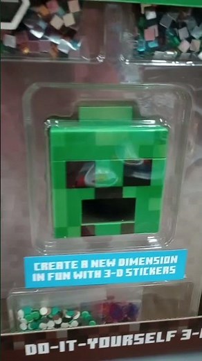 Minecraft 3d Sticker maker at Walmart !