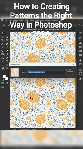 How to Create patterns the right way in Photoshop? ‪@dmmaheshsingh‬ #photoshop