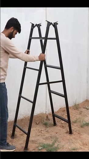 Homemade Foldable ladder for home