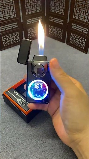 Unique Fidget Spinner Pocket Lighter with LED Lighting – Spin, Light & Relax!🔥💡