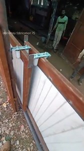 double sliding gate #slidinggate #gate | Chinnmay Fabrication
