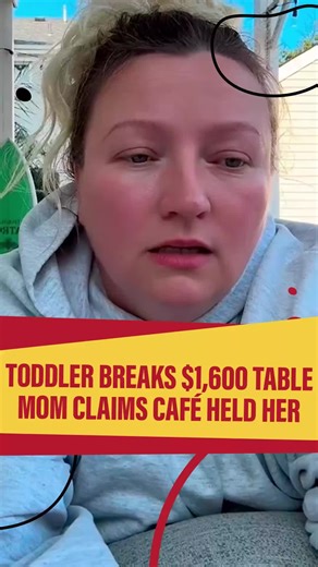 Catch Up! on Instagram: "A 3-year-old’s accidental nudge shattered a $1,600 marble table at Hazelnut Cafe in Lavallette, NJ, and her mom, Kathy Denman, says she was held against her will until she handed over her credit card."