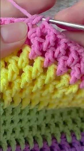Easy lacy crochet stitch