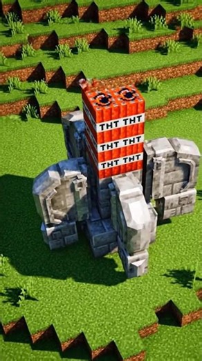 Minecraft TNT Rocket🧨✨Nasa😂