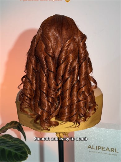 POV: You found the perfect copper wig for 2026 Winter! 🧡🍂 Glueless, pre-cut, and installed in 3 seconds. No salon needed! ✨ Click the cart to grab yours before it's gone! 👇 #alipearlhair #copperwig #gluelesswig #wiginstall #winterhair #hairtok