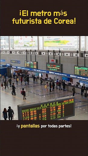 ¡El metro más futurista de Corea! Increíble