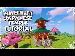 ⭐How To Build A Large Japanese Temple | Minecraft Tutorial