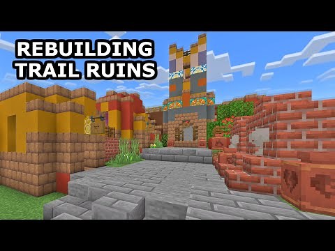 Rebuilding Minecraft's Trail Ruins Structure But What Did It Look Like?