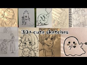 cute drawing inspo ||pinterest inspire sketches #drawinginspiration#drawingideas#pinterestaesthetic