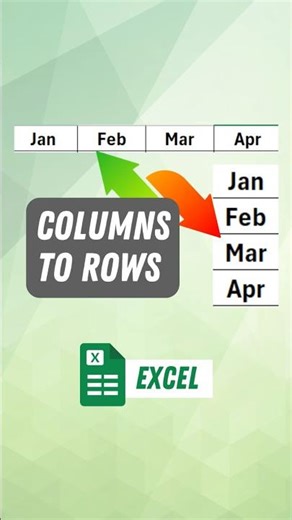 Columns to Rows in Excel (Fast & Easy)