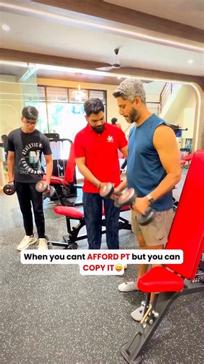 hen hiring a trainer is too expensive… but copying their moves is free🤣🤣 Join the body project today.. #thebodyproject #gym #fitness #viral #sion | The BODY PROJECT GYM