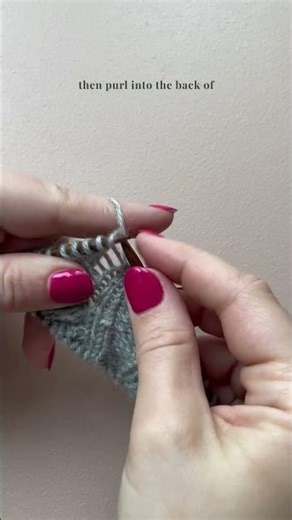 How to make one purl left (M1PL)