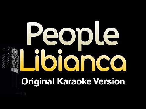 People - Libianca (Karaoke Songs With Lyrics - Original Key)