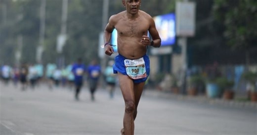 Can you really run a marathon without shoes? Meet speedy Barefoot Bobby