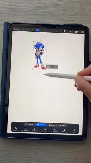Drawing Sonic as a Human: Creative Art Showcase