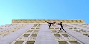 Watch This Couple's Breathtaking Dance—On the Side of a Building