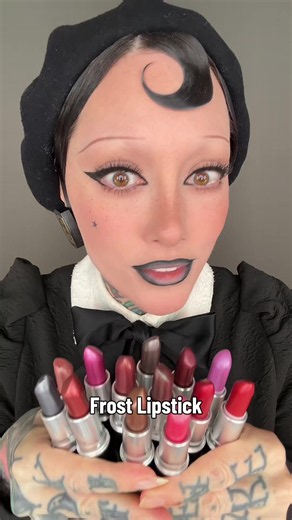 MAC brought back Frost Lipsticks! 💋💋💋 @M·A·C Cosmetics I’m trying on all the new shades! Tell me your favorites!! #macfrost #frostlipstick #maclipstick #greenscreen