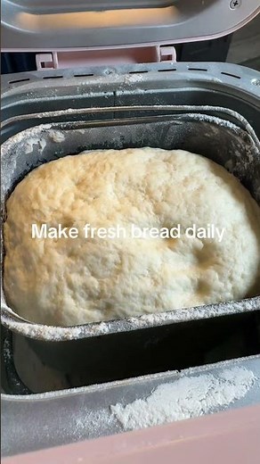 The simplest way to make bread at home #breadmaker #kitchenmusthave #baking
