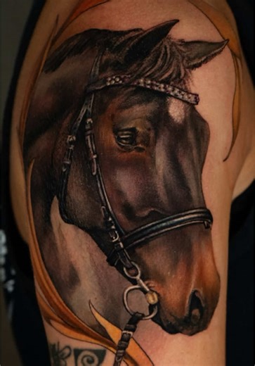 Inspirational Horse Tattoos by Pennsylvania Tattoo Artist